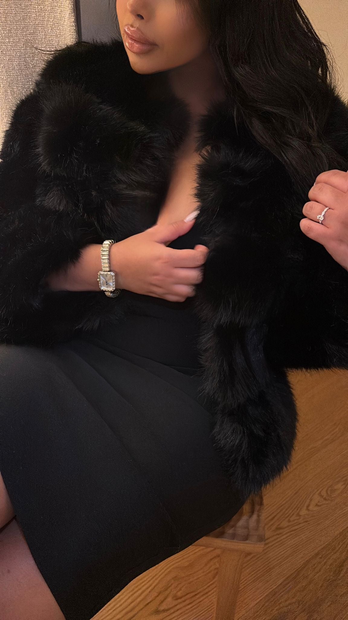 Fourrure Bella Noir